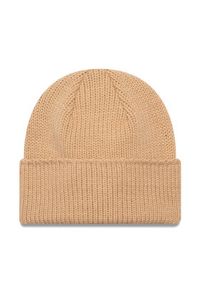 New Era Czapka Ne Wide Cuff Beanie 60565427 Beżowy. Kolor: beżowy. Materiał: materiał