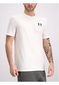 Under Armour T-Shirt 1326799 Biały Loose Fit. Kolor: biały. Materiał: bawełna #4