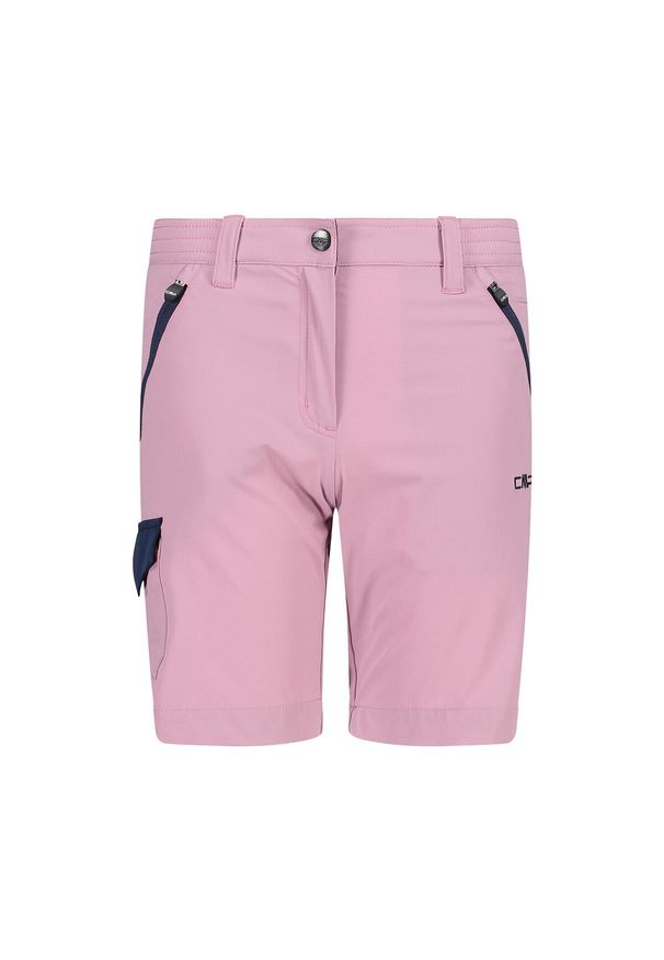 Szorty bermudzkie dla dziewczynki CMP. Kolor: różowy. Sport: turystyka piesza
