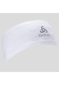Odlo - Opaska na głowę techniczna ODLO Polyknit Warm Headband. Kolor: biały. Sezon: zima. Styl: sportowy #1
