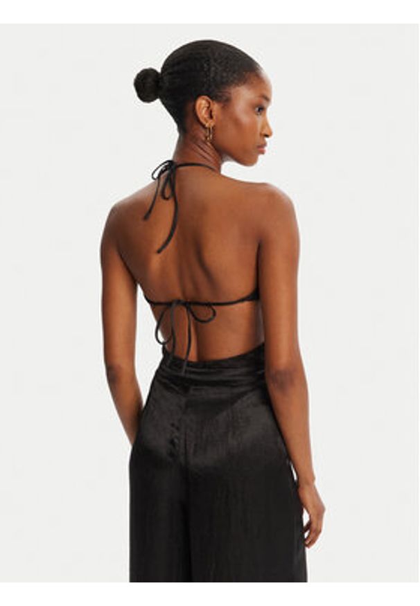 BARDOT - Bardot Body Rosala Halter Lace 59940TB Czarny. Kolor: czarny. Materiał: bawełna