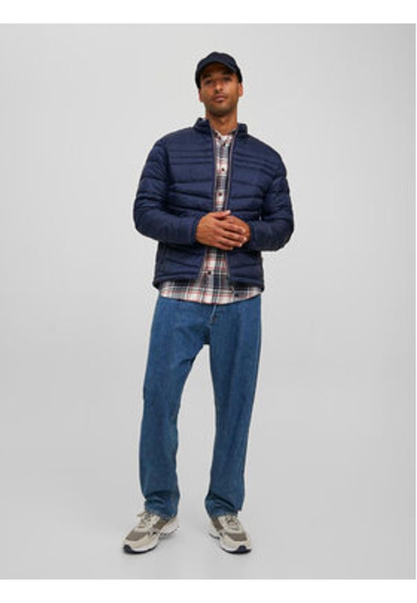 Jack & Jones - Jack&Jones Kurtka przejściowa Hero 12211788 Granatowy Regular Fit. Kolor: niebieski. Materiał: syntetyk