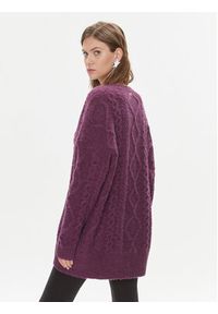 Pinko Sweter Ghepardo 102116 A1A6 Fioletowy Oversize. Kolor: fioletowy. Materiał: syntetyk