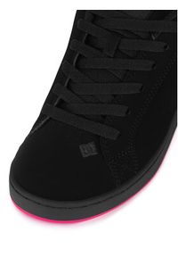 DC Shoes Sneakersy COURT GRAFFIK 300678-BHP Czarny. Kolor: czarny. Materiał: skóra #3