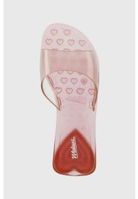 melissa - Melissa klapki MELISSA THE REAL JELLY KIM AD damskie kolor różowy M.33746.AK606. Kolor: różowy. Materiał: materiał, guma. Wzór: gładki #3