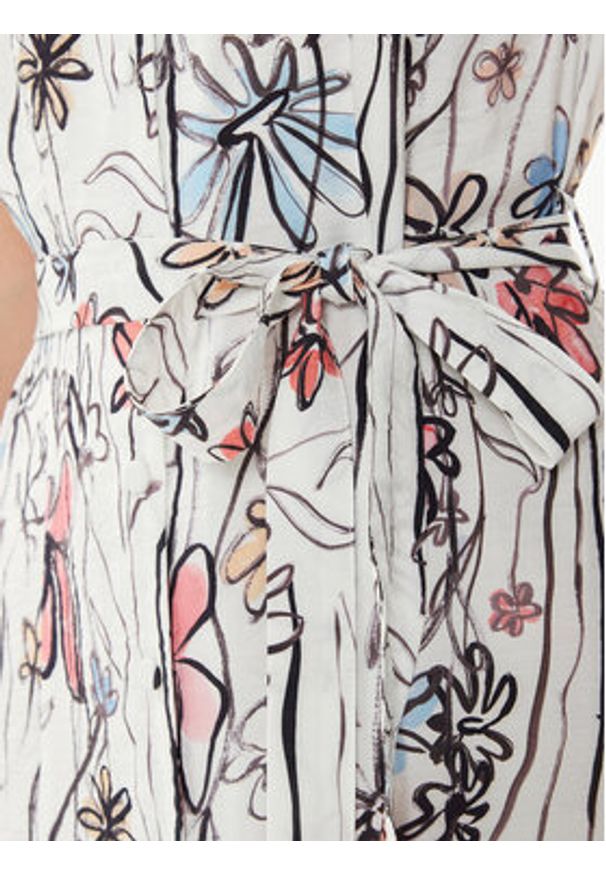 Desigual Sukienka letnia Camisero 24WWVWXA Kolorowy Regular Fit. Materiał: wiskoza. Wzór: kolorowy. Sezon: lato