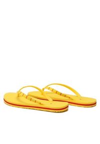 TOMMY HILFIGER - Tommy Hilfiger Japonki Essential Beach Sandal FW0FW07141 Żółty. Kolor: żółty