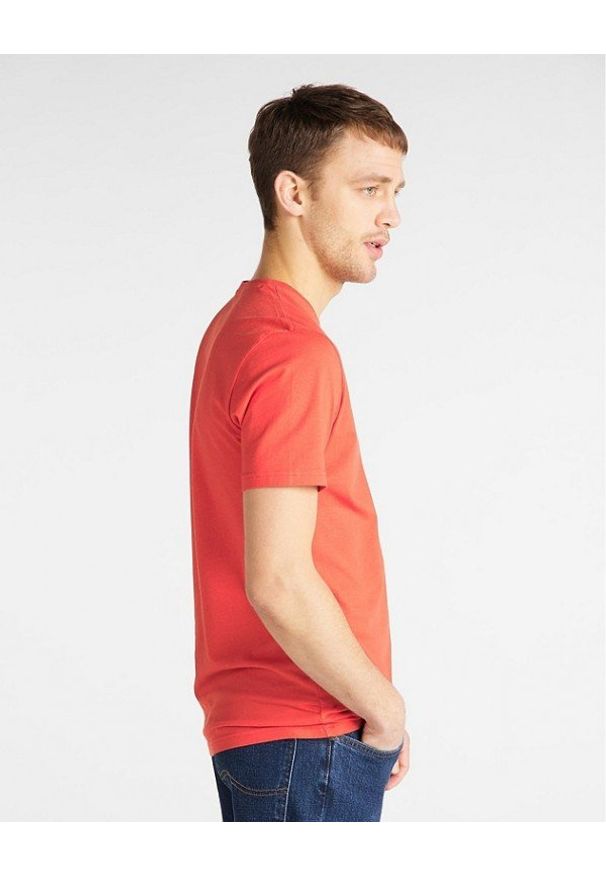 Lee - LEE WORKWEAR TEE MĘSKI T-SHIRT RELAXED FIT POPPY RED L60BFENH 112113254