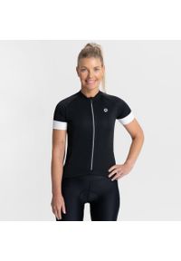 ROGELLI - Koszulka rowerowa damska Rogelli Modesta. Kolor: biały, czarny, wielokolorowy