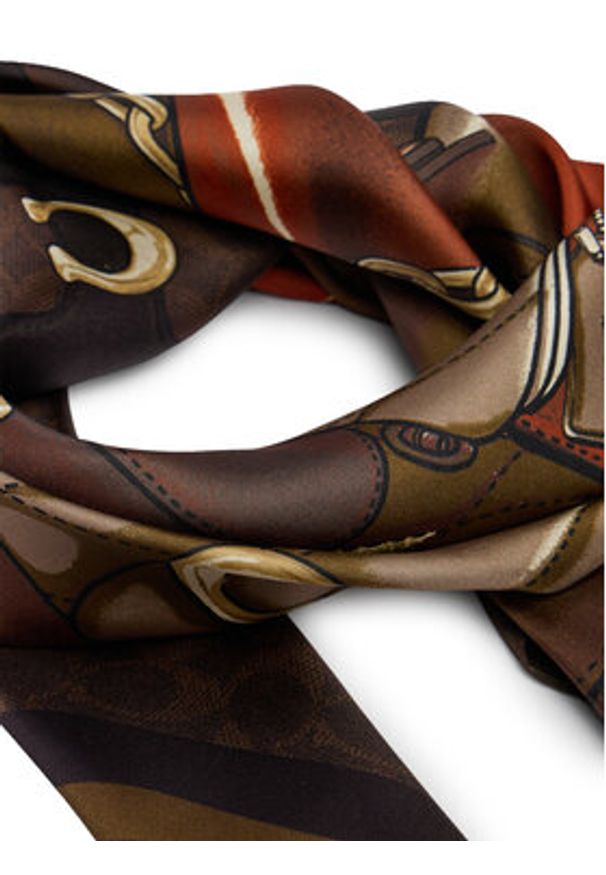 Coach Chusta 29CAS76 Brązowy. Kolor: brązowy. Materiał: jedwab