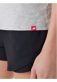 New Balance T-Shirt Essentials Stacked Logo Tee WT91546 Szary Athletic Fit. Kolor: szary. Materiał: bawełna #3