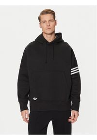 Adidas - adidas Bluza Neuclassics JC9937 Czarny Oversize. Kolor: czarny. Materiał: bawełna, syntetyk #1