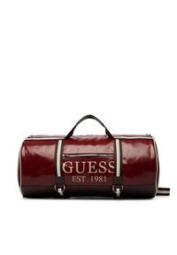 Guess Torba podróżna TMOSVI P6335 Bordowy. Kolor: czerwony. Materiał: skóra #5