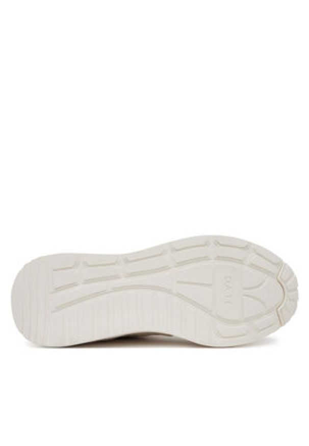 D.A.T.E. Sneakersy Fuga W421-FG-ET Beżowy. Kolor: beżowy. Materiał: zamsz, skóra