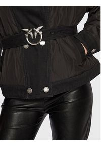 Pinko - PINKO Kurtka przejściowa Crocchio 1J110W A0A2 Czarny Regular Fit. Kolor: czarny. Materiał: bawełna