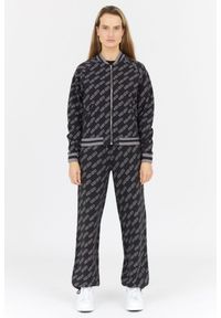 Kenzo - KENZO Czarne spodnie dresowe damskie w logo, Rozmiar XS. Kolor: czarny. Materiał: dresówka #4