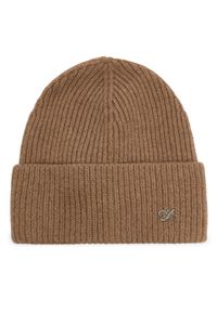 Calvin Klein Czapka Chunky K60K612873 Beżowy. Kolor: beżowy. Materiał: wełna #1