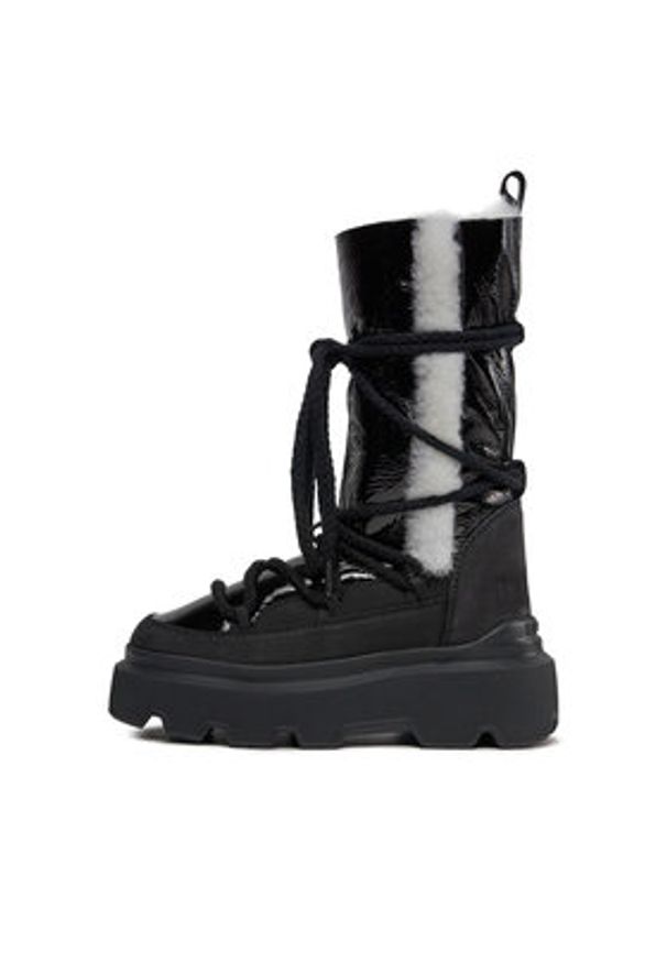 Inuikii Śniegowce Endurance Cozy 75102-144 Czarny. Kolor: czarny. Materiał: skóra, lakier