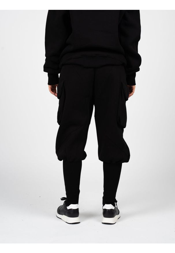 La Haine Inside Us Dresowe Jogger Style "Unisex" | LM202 | Mężczyzna | Czarny. Okazja: na co dzień. Kolor: czarny. Materiał: poliester, bawełna. Długość: długie. Wzór: jednolity. Styl: casual, sportowy