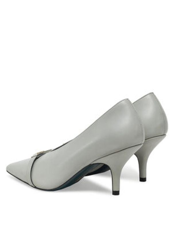Patrizia Pepe Szpilki 8Z0097/L048-S702 Szary. Kolor: szary. Materiał: skóra. Obcas: na szpilce