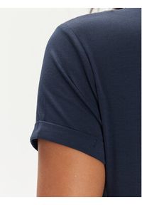 EA7 Emporio Armani T-Shirt 3DTT01 TJFKZ 1555 Granatowy Slim Fit. Kolor: niebieski. Materiał: bawełna