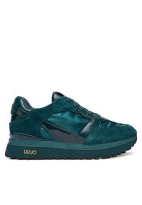 Liu Jo Sneakersy Maxi Wonder 91 BF5005 PX522 Niebieski. Kolor: niebieski. Materiał: zamsz, skóra