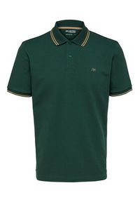 Selected Homme Polo 16087840 Zielony Regular Fit. Typ kołnierza: polo. Kolor: zielony #3