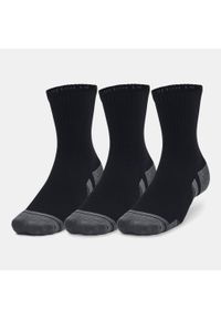 Skarpety sportowe Under Armour Performance Cotton długie (3-PAK). Kolor: wielokolorowy, czarny, szary