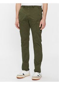 Napapijri Spodnie materiałowe Yasuni NP0A4H1G Zielony Regular Fit. Kolor: zielony. Materiał: bawełna