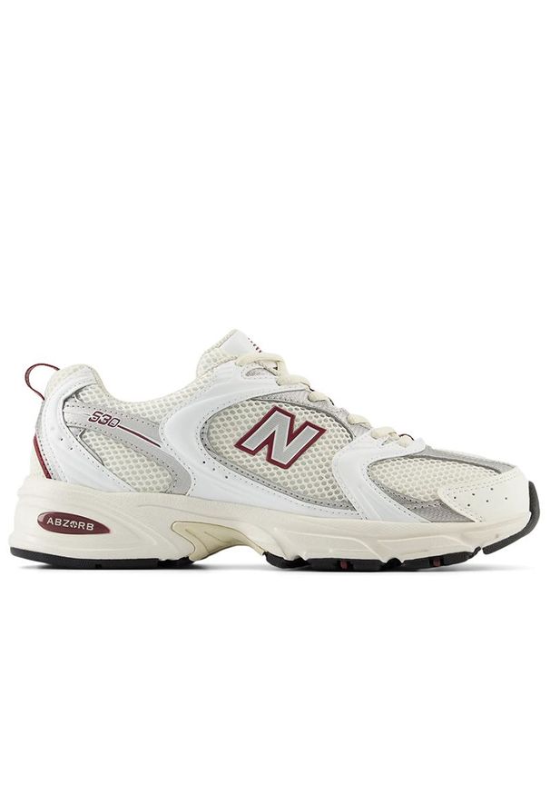 Buty New Balance MR530SZ - beżowe. Kolor: beżowy. Materiał: zamsz, syntetyk, skóra, materiał. Szerokość cholewki: normalna. Sezon: lato