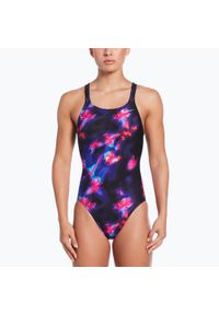 Strój pływacki jednoczęściowy damski Nike Hydrastrong Fastback. Kolor: czarny