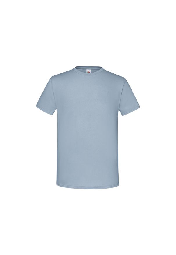 FRUIT OF THE LOOM - Kultowa Koszulka Unisex Dla Dorosłych. Kolor: niebieski
