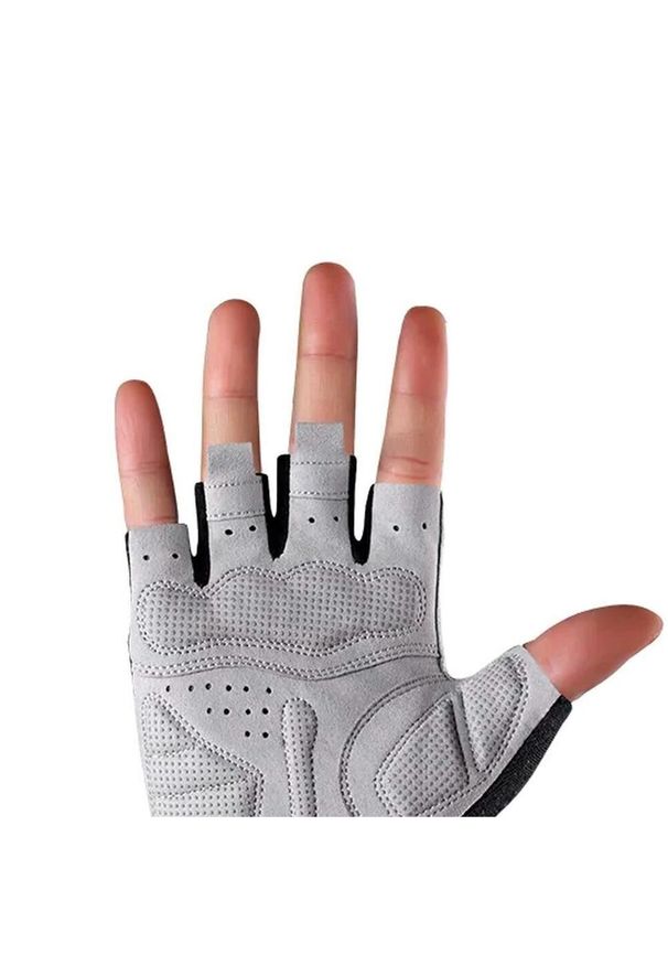 ROCKBROS - Rękawiczki rowerowe Rockbros rozmiar M. Kolor: szary. Sport: kolarstwo