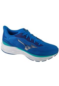 Mizuno - Buty do biegania męskie, Wave Serene 2. Kolor: niebieski. Model: Mizuno Wave. Sport: bieganie #1