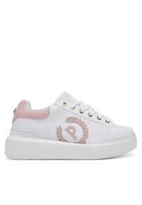 Sneakersy Pollini. Kolor: biały