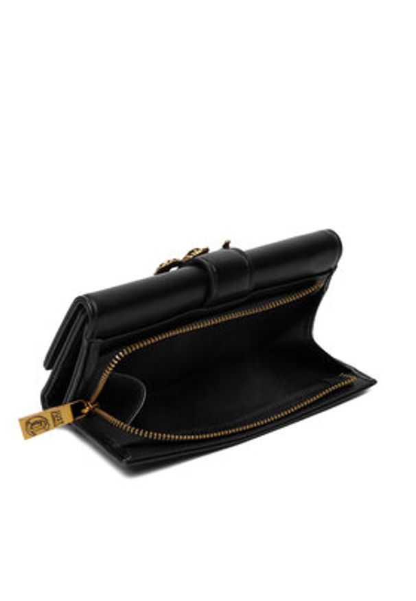Just Cavalli Portfel 80RA5PA5 ZSA89 Czarny. Kolor: czarny. Materiał: skóra
