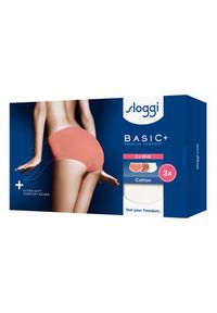 Sloggi Komplet 3 par bokserek Basic 10107163 Kolorowy. Materiał: bawełna. Wzór: kolorowy