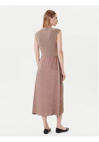 BOSS Sukienka codzienna Ferdolini 50542873 Beżowy Regular Fit. Okazja: na co dzień. Kolor: beżowy. Materiał: syntetyk. Typ sukienki: proste. Styl: casual