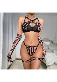 Intica - Komplet bielizny z rękawiczkami na specjalne okazje Luvenia. Kolor: wielokolorowy. Materiał: materiał #5