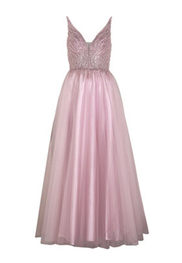 Swing Sukienka wieczorowa 5AD19900 Różowy Regular Fit. Kolor: różowy. Materiał: syntetyk. Styl: wizytowy