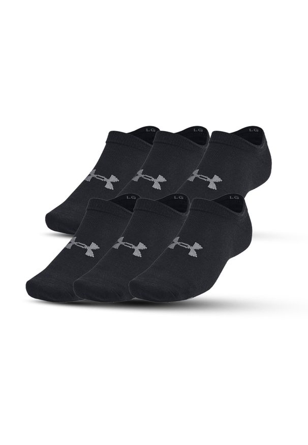 Skarpety sportowe Under Armour Essential niskie stopki (6-PAK). Kolor: czarny