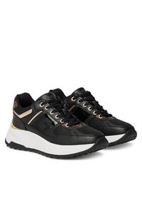 Guess Sneakersy FLTFON FAB12 Czarny. Kolor: czarny. Materiał: skóra