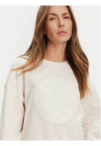 Guess Bluza W5YQ07 KB681 Écru Regular Fit. Materiał: bawełna