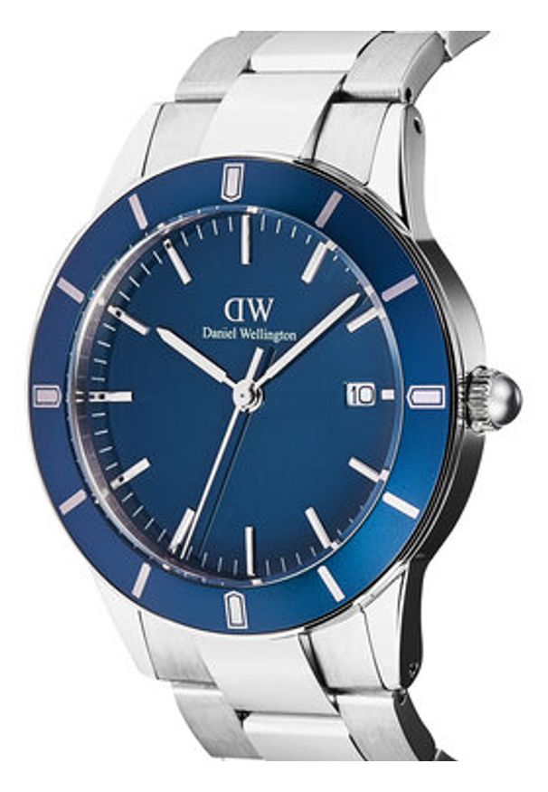 Daniel Wellington Zegarek Iconic Paradigma 40 DW00100820 Granatowy. Kolor: niebieski