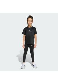 Adidas - Zestaw Train Essentials Glam Print Sport Kids. Kolor: wielokolorowy, czarny, szary. Wzór: nadruk. Styl: sportowy
