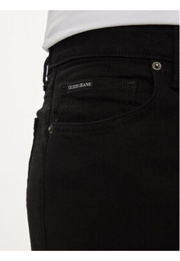 Guess Jeans Jeansy M4YA0F D5DN1 Czarny Skinny Fit. Kolor: czarny