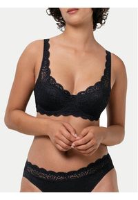 Triumph Biustonosz z fiszbiną Amourette 300 10166798 Czarny. Kolor: czarny. Materiał: syntetyk #7