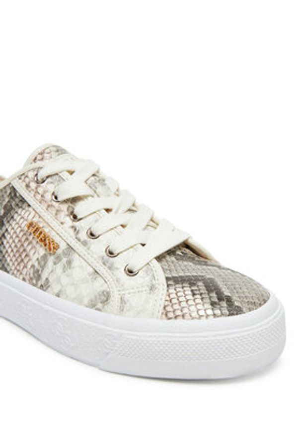 Guess Sneakersy FLTJLV ELE12 Szary. Kolor: szary. Materiał: skóra