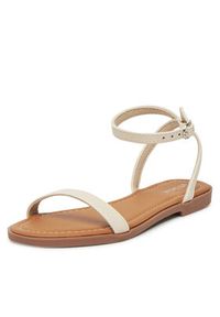 DeeZee Sandały MT0076-25S02 Écru. Materiał: skóra #7