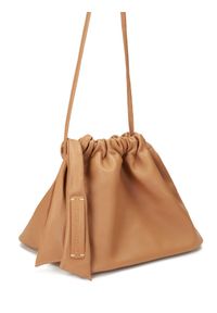 Kazar - Jasnobrązowa torebka damska kazar x kasia. Kolor: brązowy. Materiał: skórzane #7